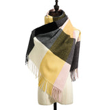 Cashmere Tassel Thickened Cold And Warm Scarf