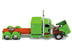 Peterbilt 389 with 63" Flat-Top Sleeper and 53' Utility Trailer "Hallahan Transport" Green "Big Rigs" Series 1/64 Diecast Model by DCP/First Gear - Minihomy