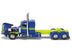 Peterbilt 379 with 36" Flat Top Sleeper and 53' Utility Roll Tarp Trailer - Minihomy