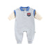 Baby Onesies Striped Male Baby Newborn Clothes Baby Autumn Clothes - Minihomy