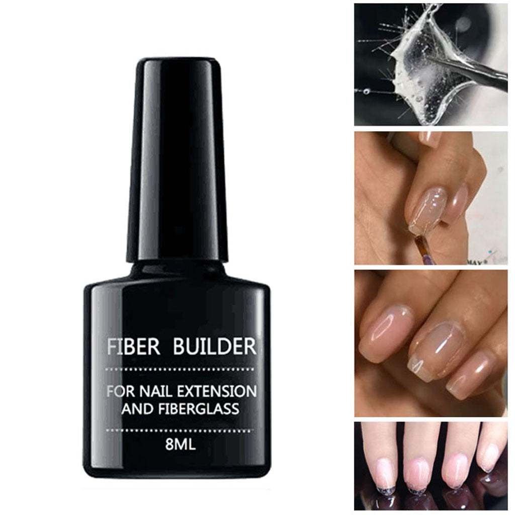 Fiber Bulider Nail Gel Quick Building Repair Broken Nails Soak Off UV Gel - Minihomy