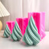 Christmas Tree Geometric Striped Soap Aromatherapy Resin Plaster Making Mould Home Decor Gift - Minihomy