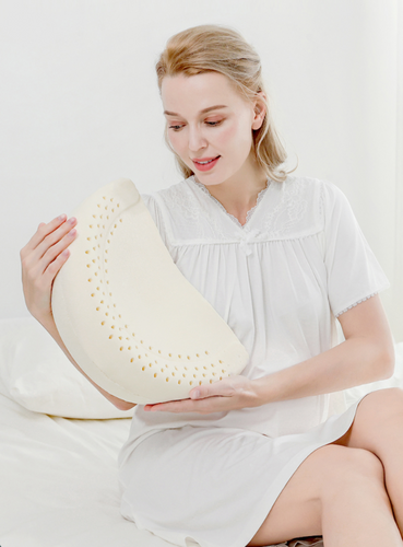 Latex Pregnant Women's Waist and Side Sleeping Pillow - Support Belly, Side Sleeping Pad, Sleeping Artifact