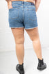 Judy Blue Full Size Celine Embroidered Star Cutoff Shorts - Minihomy