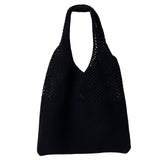 Knitted Retro Shoulder Bag Portable Large-capacity Tote