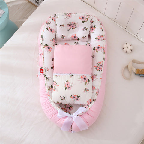 Cotton Breathable Folding Removable And Washable Crib