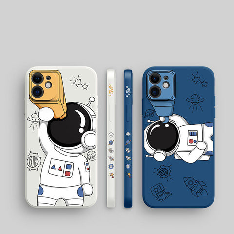 Astronauts Mobile Phone Case Side Pattern Soft Case