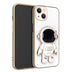 3D Astronaut Phone Case Anti-Drop Electroplating Bracket - Minihomy