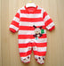 Baby Foot-wrapped Long-sleeved Printed One-piece Romper - Minihomy