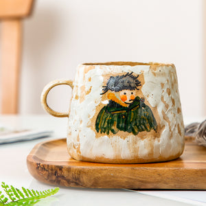 Creative Handmade Ceramic Retro Coffee Cup