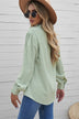 Frilled Trim Button Down Shirt - Minihomy