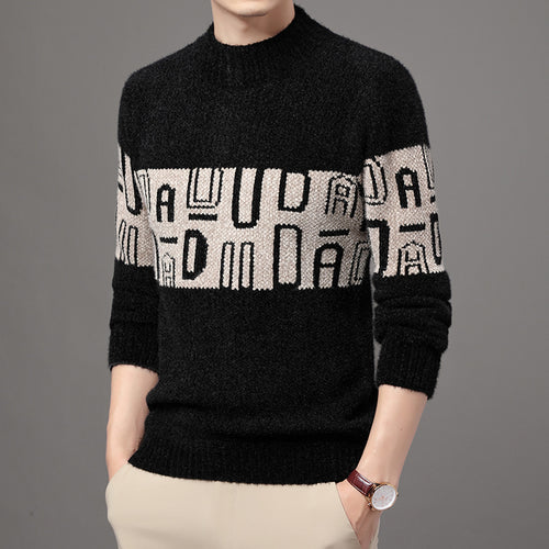 Men's Tops Youth Thicken Knitwear