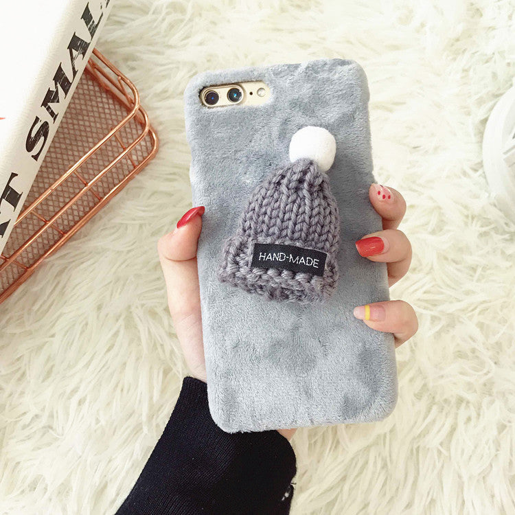 Plush Christmas Hat iPhone 7/8 Plus Phone Case