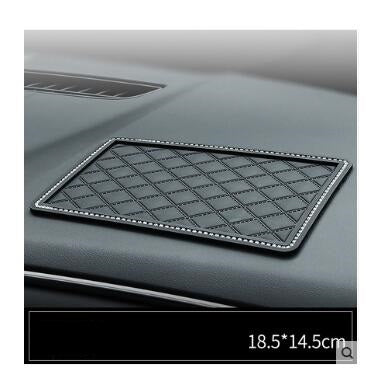 Car mobile phone bracket anti-skid pad car navigation device anti-mite pad instrument panel multi-function storage pad