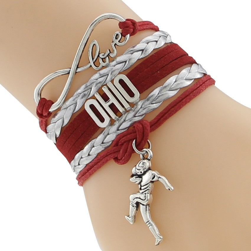 Love Ohio Helmet and Ball Bracelet - Minihomy