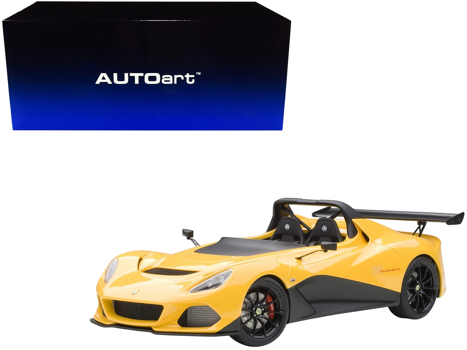 Lotus 3-Eleven Yellow 1/18 Model Car by Autoart - Minihomy