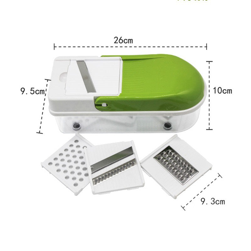 Multifunction Vegetable Slicer shredder with 8 Dicing Blades - Minihomy