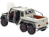 Mercedes Benz G63 AMG 6x6 Designo Diamond White with Carbon Accents 1/18 Model Car by Autoart - Minihomy