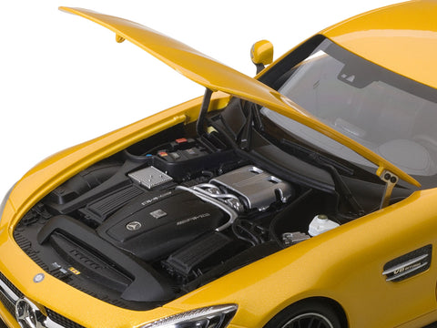 Mercedes AMG GT S Solarbeam Yellowish Orange 1/18 Model Car by Autoart