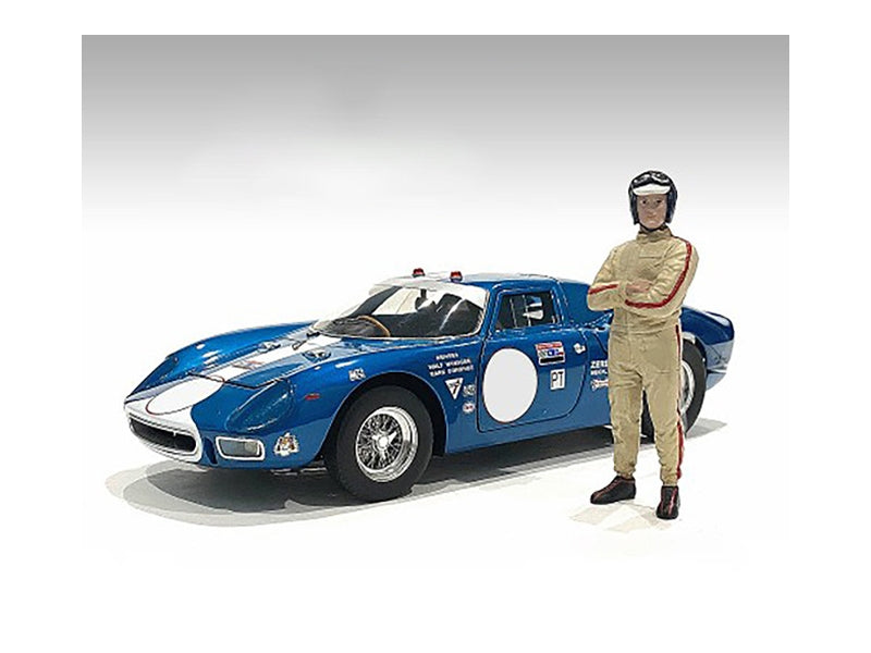 "Racing Legends" 60's Figures A and B Set of 2 for 1/18 Scale Models by American Diorama