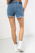 Judy Blue Full Size Celine Embroidered Star Cutoff Shorts - Minihomy