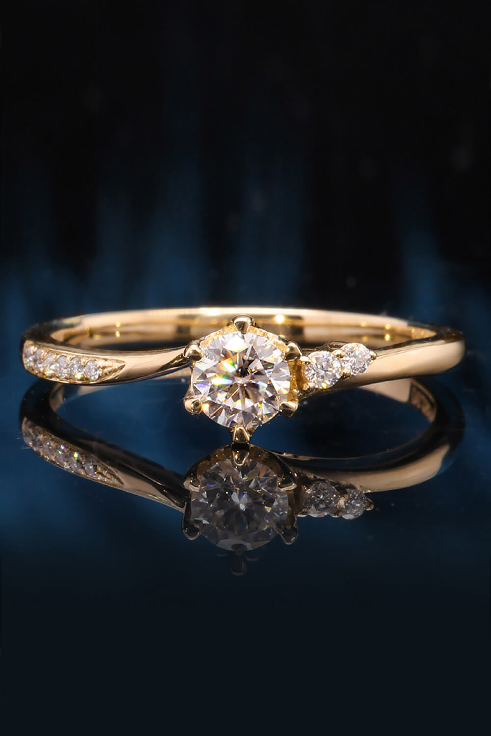 18K Gold 1 Carat Lab-Grown Diamond Ring