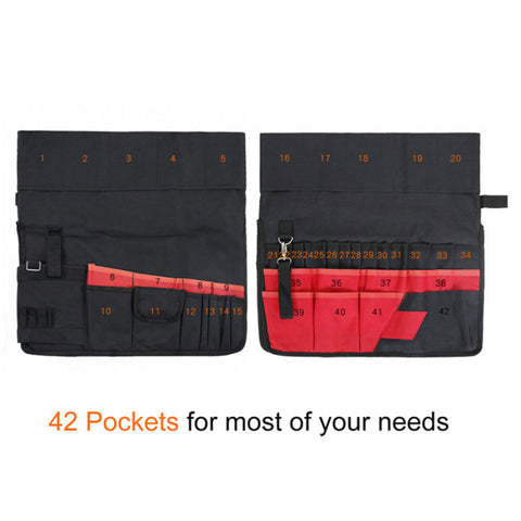 42 pocket multi-function Tool storage bag