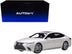 Lexus LS500h Sonic White Metallic with Crimson and Black Interior 1/18 Model Car by Autoart - Minihomy