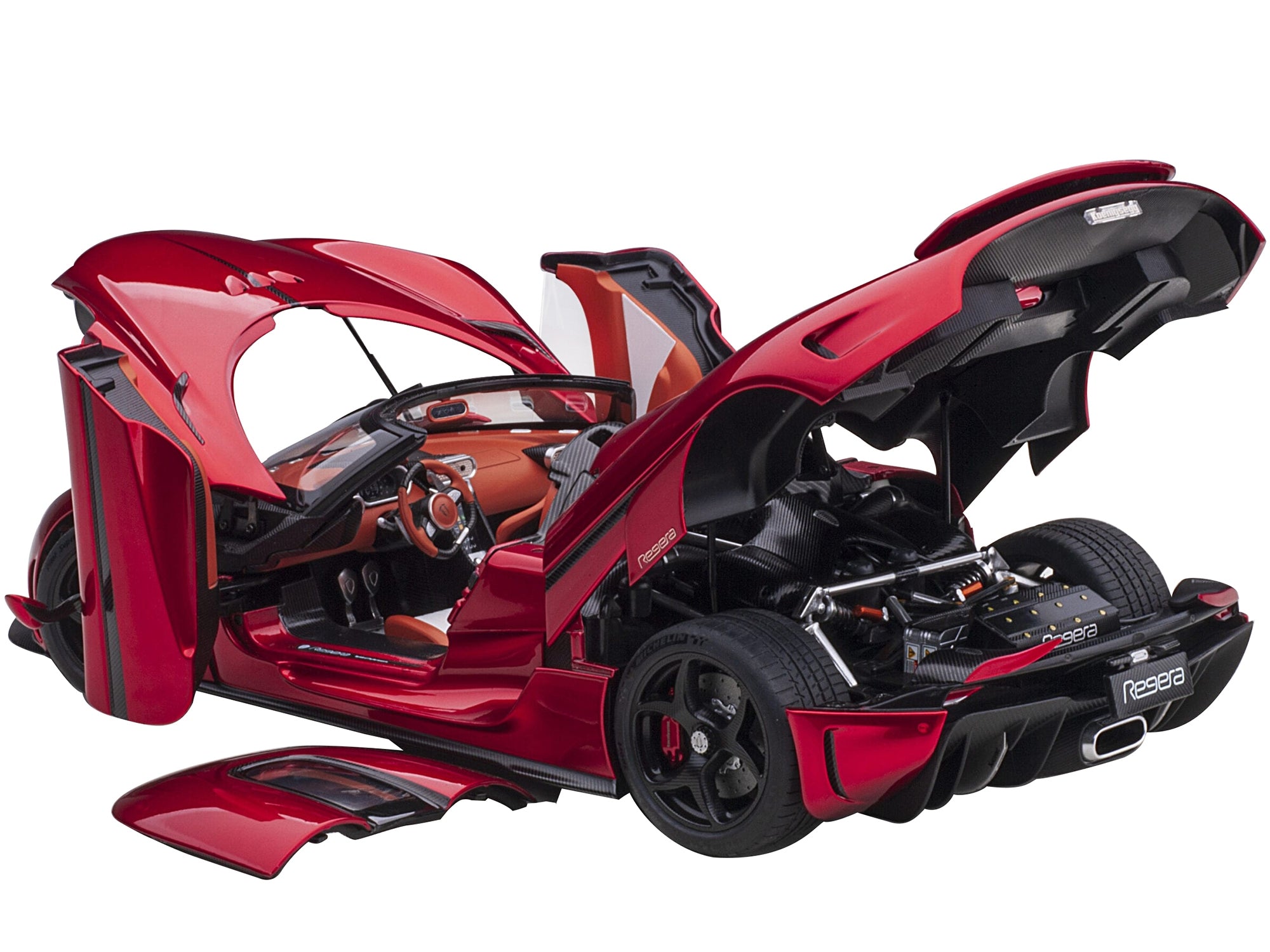 Koenigsegg Regera Candy Red 1/18 Model Car by Autoart - Minihomy