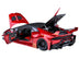 Lamborghini Huracan GT "LB-Silhouette Works" Hyper Red Metallic with Black Top 1/18 Model Car by Autoart - Minihomy