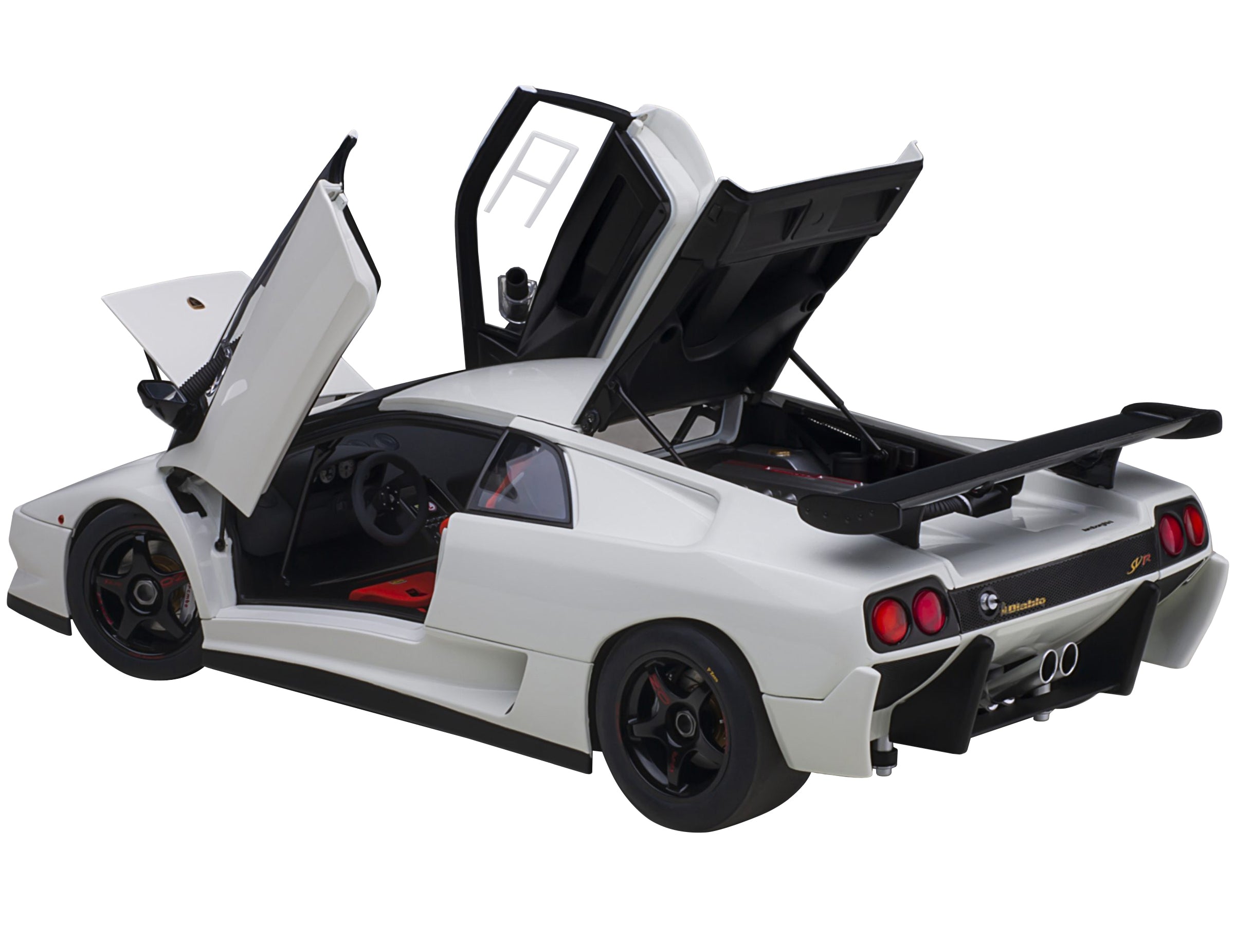 Lamborghini Diablo SV-R Impact White 1/18 Model Car by Autoart - Minihomy