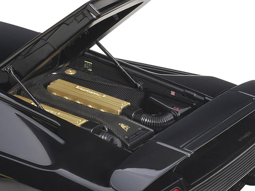 Lamborghini Diablo SE30 Deep Black Metallic 1/18 Model Car by Autoart