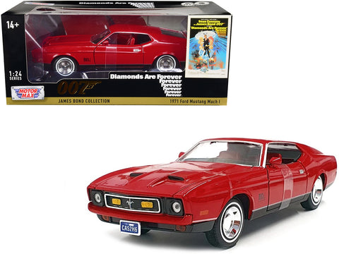 1971 Ford Mustang Mach 1 Red James Bond 007 