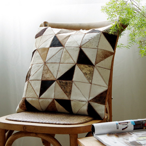 Geometric sofa pillow