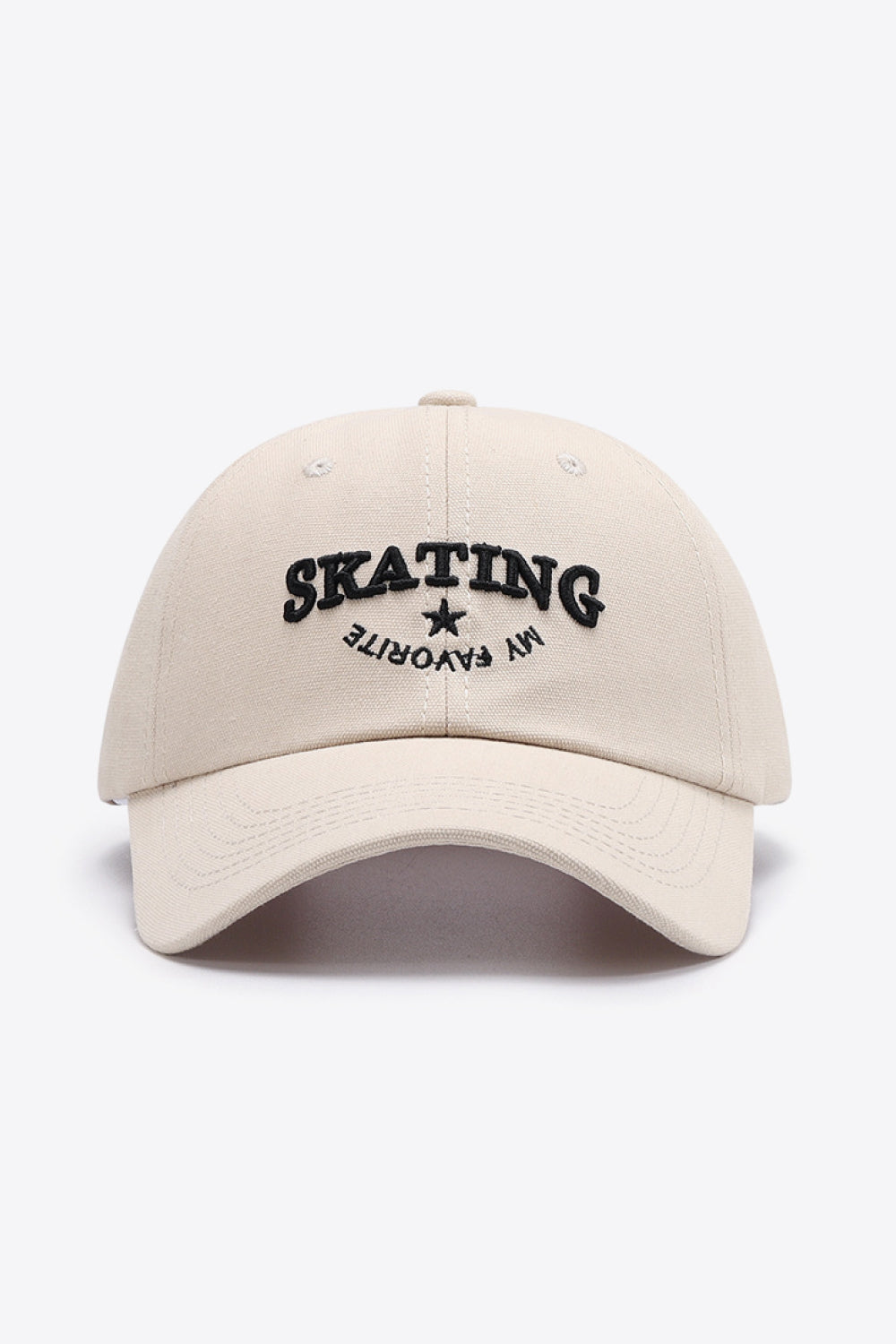 SKATING Letter Embroidery Baseball Cap