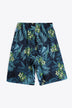 Full Size Floral Drawstring Waist Swim Trunks - Minihomy