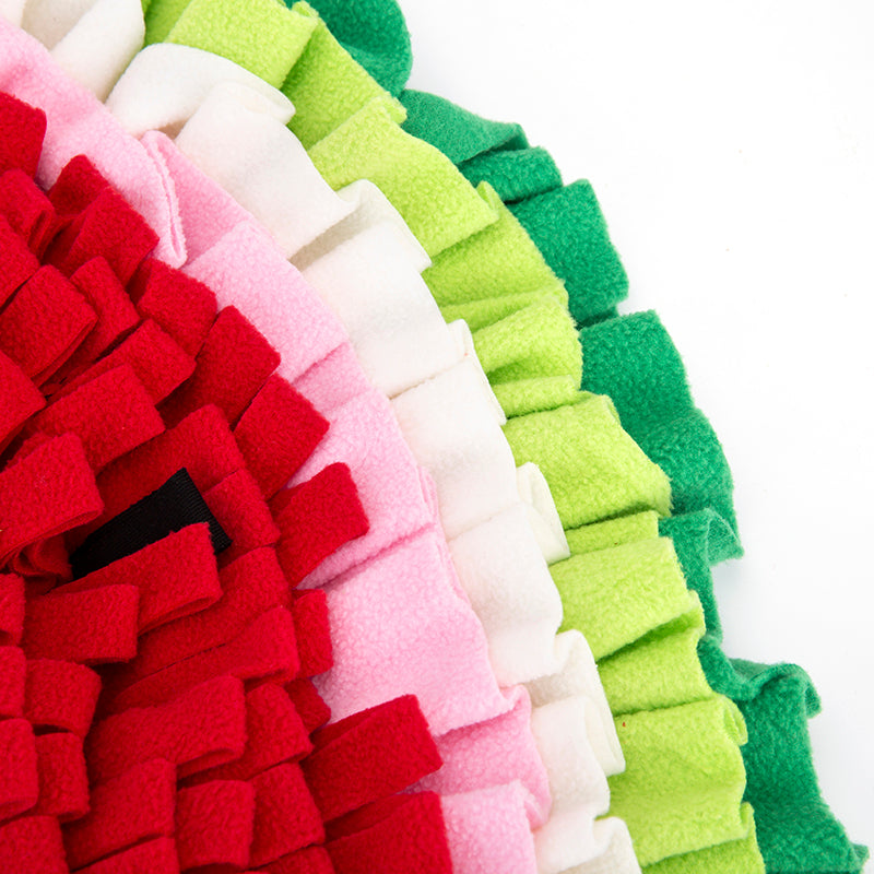 Big Watermelon Snuffle Mat Puppy Feeding Mat For Dog Pet Smell Training And Slow Eating Mat