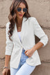 One-Button Flap Pocket Blazer - Minihomy