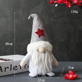 Creative Hooded Faceless Doll Holiday Dwarf Santa Claus Plush Decoration Ornaments - Minihomy