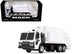 Mack LR with McNeilus Rear Load Refuse Body White 1/87 (HO) Diecast Model by First Gear - Minihomy