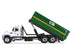 Mack Granite MP Refuse Garbage Truck with Tub-Style Roll-Off Container "Waste Management" White and Green 1/87 (HO) Diecast Model by First Gear - Minihomy