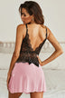 Lace Mesh Open Back Babydoll - Minihomy