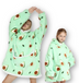 Lazy Sleeping Blanket Love Children's Cold-proof Warm Clothes Hooded - Minihomy