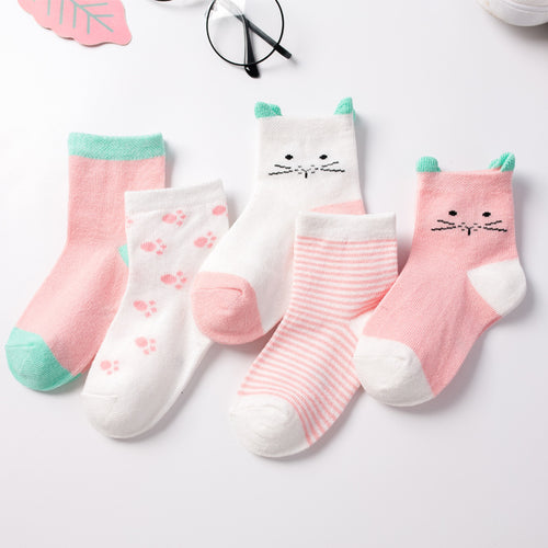 0-6 Y Kids Soft Cotton Socks Boy Girl Baby Cartoon baby socks