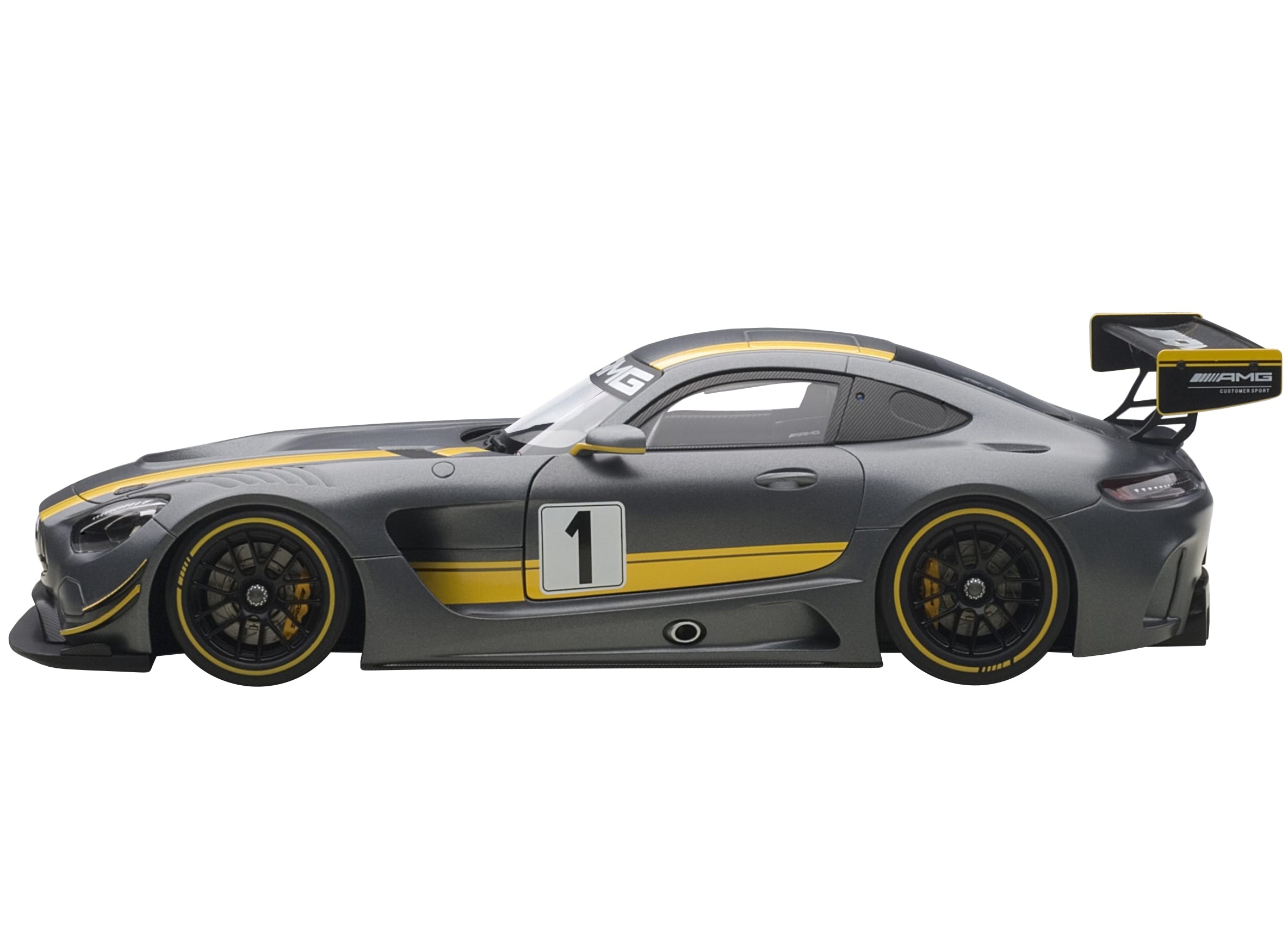 Mercedes AMG GT3 Presentation Car Grey #1 1/18 Model Car by Autoart - Minihomy