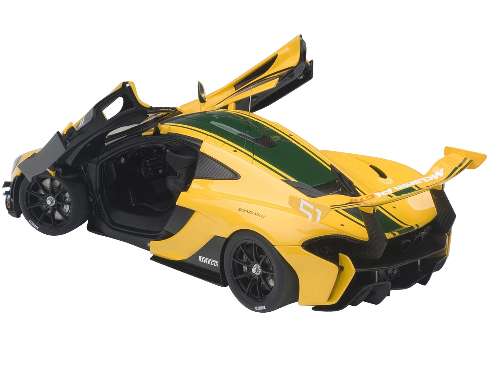 Mclaren P1 GTR #51 Geneva Motor Show (2015) 1/18 Model Car by Autoart - Minihomy