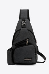 Buckle Oxford Sling Bag - Minihomy