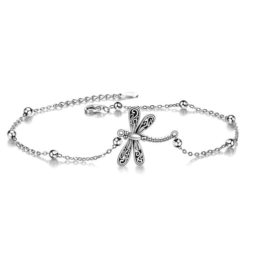925 Sterling Silver Dragonfly Bracelet Dragonfly Jewelry for Women Girls Gifts