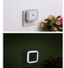 Intelligent LED sensor light Four square halo night light Creative gift plug-in energy-saving human body night light - Minihomy