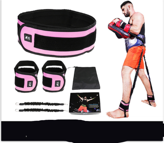 Leg Squat Boxing Combat Training Resistance Bands Fitness Combat Fighting Resistance Force Agility Workout Exercise Equipment - Minihomy